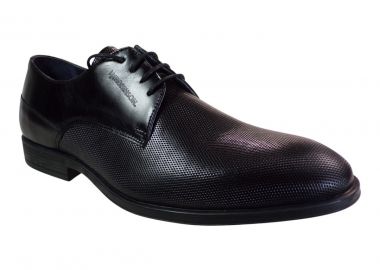 Robinson Ανδρικά Παπούτσια 67201 Μαύρο Δέρμα - Robinson - 