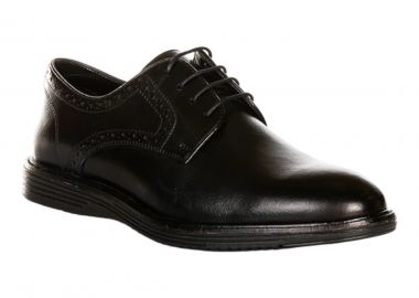 Robinson Ανδρικά Παπούτσια 78421 Μαύρο Δέρμα - Robinson - 