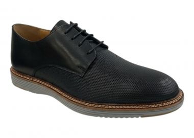 Robinson Ανδρικά Παπούτσια 78530 Μαύρο Δέρμα - Robinson - 