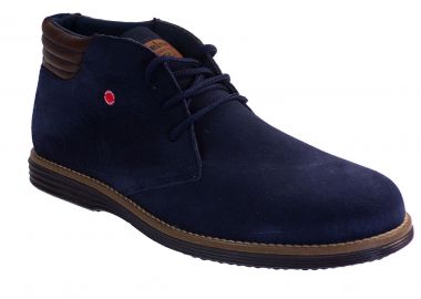 Robinson Ανδρικά Παπούτσια Μποτάκια 2010 Μπλέ Δέρμα Καστόρι - Robinson - 