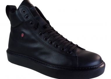 Robinson Ανδρικά Παπούτσια Μποτάκια Αρβυλάκια 69760 Μαύρο Δέρμα - Robinson - 