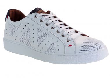 Robinson Ανδρικά Παπούτσια Sneakers 1576 Λευκό Δέρμα - Robinson - 