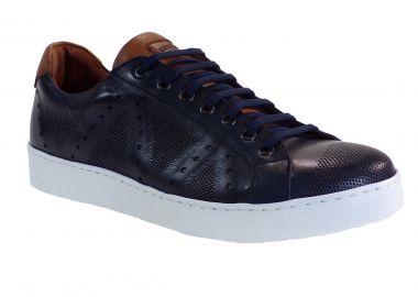 Robinson Ανδρικά Παπούτσια Sneakers 1576 Μπλέ Δέρμα - Robinson - 