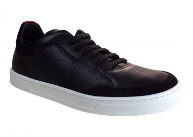 Robinson Ανδρικά Παπούτσια Sneakers 59514 Μαύρο Δέρμα - Robinson - 