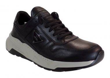 Robinson Ανδρικά Παπούτσια Sneakers 71301 Μαύρο Δέρμα - Robinson - 