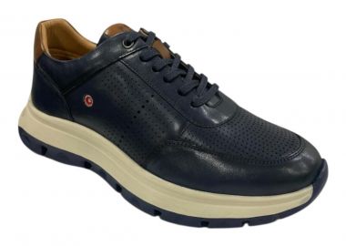 Robinson Ανδρικά Παπούτσια Sneakers 77532 Μπλέ Δέρμα - Robinson - 