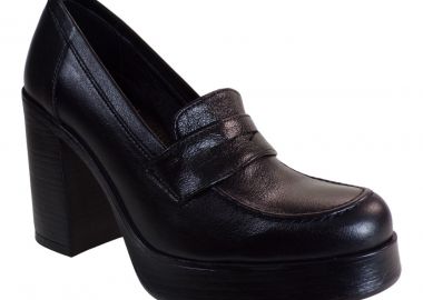 Robinson Γυναικεία Παπούτσια Γόβες 126575 Μαύρο Δέρμα - Fratelli Robinson - 