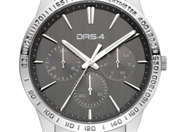Ρολόι Χειρός DAS.4 Αναλογικό Mε Aνθρακί Kαντράν 2031350181-SILVER Ανδρικό - DAS.4 - 