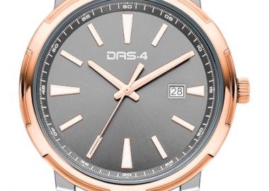 Ρολόι Χειρός DAS.4 Αναλογικό Με Γκρί Καντράν 2031350371-SILVER-ROSEGOLD Ανδρικό - DAS.4 - 