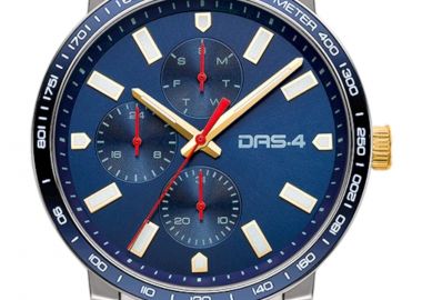 Ρολόι Χειρός DAS.4 Αναλογικό Με Μπλε Navy Καντράν 2031350561-SILVER-GOLD Ανδρικό - DAS.4 - 