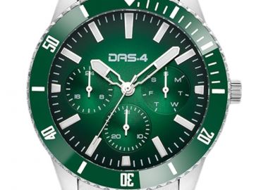 Ρολόι Χειρός DAS.4 Αναλογικό Με Πράσινο Καντράν 2031351081-SILVER Ανδρικό - DAS.4 - 