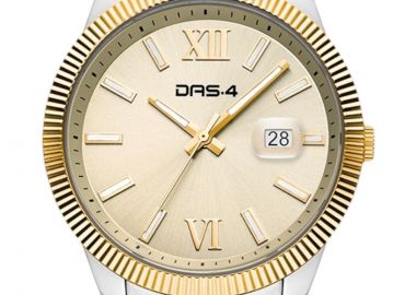 Ρολόι Χειρός DAS.4 Αναλογικό Με Σαμπανί Καντράν 2031350861-SILVER-GOLD Ανδρικό - DAS.4 - 