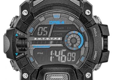 Ρολόι Χειρός DAS.4 LD09 Ψηφιακό Με Μαύρη Κάσα 40026-WHITE Ανδρικό - DAS.4 - 