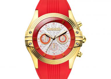 Ρολόι City Sleek Chrono Rubber Strap - BREEZE - 