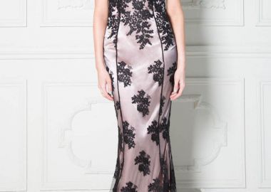 romantic luxe βραδινό φόρεμα fine δαντέλα - PerfectDress.gr - 