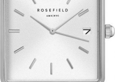 ROSEFIELD The Boxy Mini - QMWSS-Q020 Silver case with Stainless Steel Bracelet - Rosefield - 
