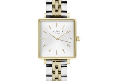 ROSEFIELD The Boxy Mini - QMWSSG-Q023 Gold case with Stainless Steel Bracelet - Rosefield - 