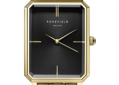 ROSEFIELD The Octagon - OBSSG-O47 Gold case with Stainless Steel Bracelet - Rosefield - 
