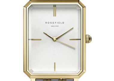 ROSEFIELD The Octagon - OWSSSG-O48 Gold case with Stainless Steel Bracelet - Rosefield - 
