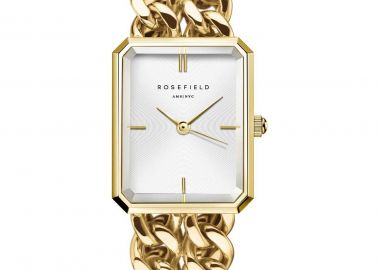 ROSEFIELD The Octagon XS Studio Double Chain - SWGSG-O76 Gold case with Stainless Steel Bracelet - Rosefield - 