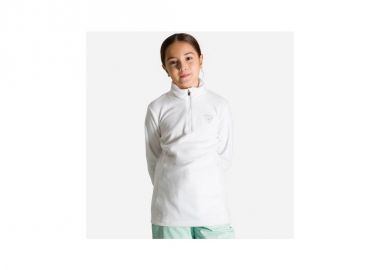 ROSSIGNOL Girl 12 Zip Fleece Sweatshirt White - Rossignol - 