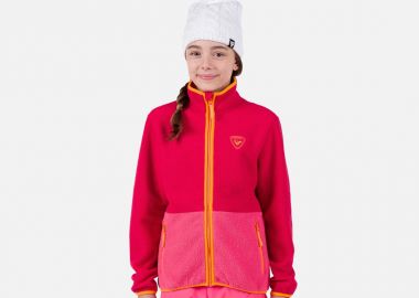 Rossignol Jr Alltrack Fleece Pink Sweatshirt - Rossignol - 