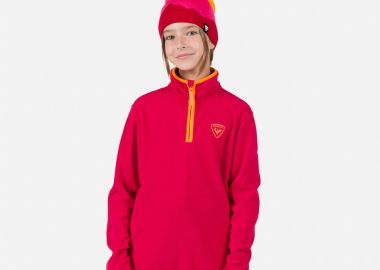 Rossignol Jr Strawpile Fleece Hz Sweatshirt Red - Rossignol - 