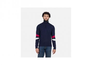 Rossignol Signature Hz Knit Navy Blue Sweater - Rossignol - 