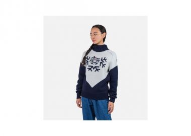 Rossignol W Cieloalto Tn Navy Blue Sweater - Rossignol - 