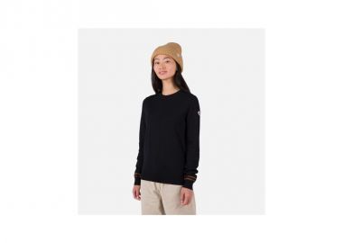 Rossignol W Corporate Crew Neck Sweater Black - Rossignol - 