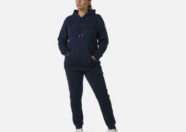 ROSSIGNOL W Logo Sweat Hood Fl navy blue - Rossignol - 