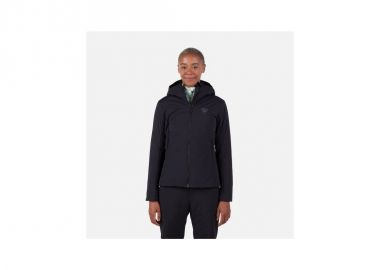 Rossignol W Opside Hoodie In Heavy Insulation Jacket Black - Rossignol - 