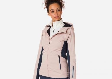 ROSSIGNOL W Softshell Hoodie Jacket Jkt Pink - Rossignol - 