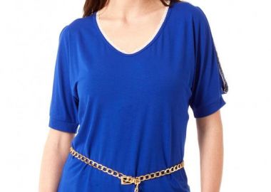 ΡΟΥΑ ΜΠΛΟΥΖΑ ΜΕ ΑΝΟΙΓΜΑ ΣΤΟΥΣ ΩΜΟΥΣ - Anna Raxevsky - 