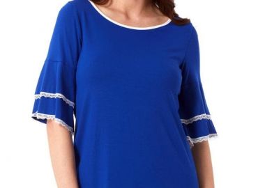 ΡΟΥΑ ΜΠΛΟΥΖΑ ΜΕ ΒΟΛΑΝ ΚΑΙ ΔΑΝΤΕΛΑ - Anna Raxevsky - 