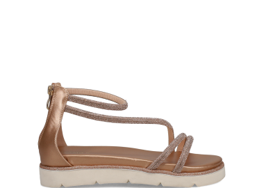 Ροζ χρυσό flatform σανδάλι - MIGATO - 