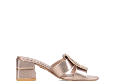 Ροζ χρυσό mule - LAURA BIAGIOTTI - 