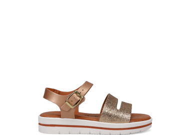 Ροζ χρυσό παιδικό πέδιλο - EASY WALK - 