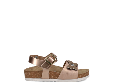 Ροζ χρυσό παιδικό πέδιλο - EASY WALK - 