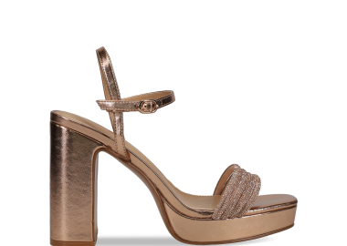 Ροζ χρυσό πέδιλο - MIGATO - 