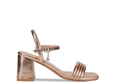 Ροζ χρυσό πέδιλο - MIGATO - 