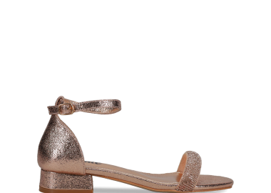 Ροζ χρυσό πέδιλο - CAMILLE - 