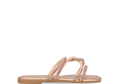 Ροζ χρυσό σανδάλι - MIGATO - 