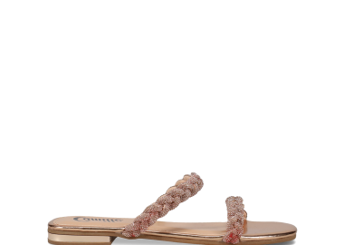 Ροζ χρυσό σανδάλι - CAMILLE - 