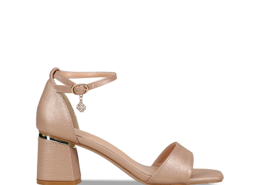 Ροζ χρυσό σανδάλι - MIGATO - 