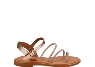 Ροζ χρυσό σανδάλι - MIGATO - 