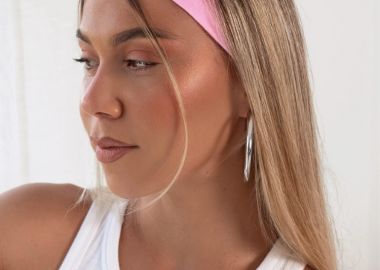 ΡΟΖ ΕΛΑΣΤΙΚΗ ΚΟΡΔΕΛΑ ΜΑΛΛΙΩΝ- NATURA - fashionroom - 