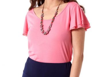 ΡΟΖ ΜΠΛΟΥΖΑ ΜΕ ΒΟΛΑΝ ΣΤΑ ΜΑΝΙΚΙΑ - Anna Raxevsky - 