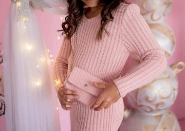 ΡΟΖ ΠΛΕΚΤΟ ΦΟΡΕΜΑ - MUFFIN -  - 