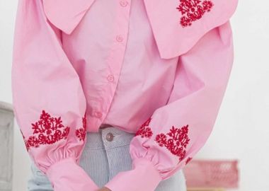 ΡΟΖ ΠΟΥΚΑΜΙΣΟ - MARIANNA - fashionroom - 